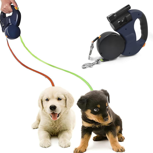 Dual Dog Walker with Night Light